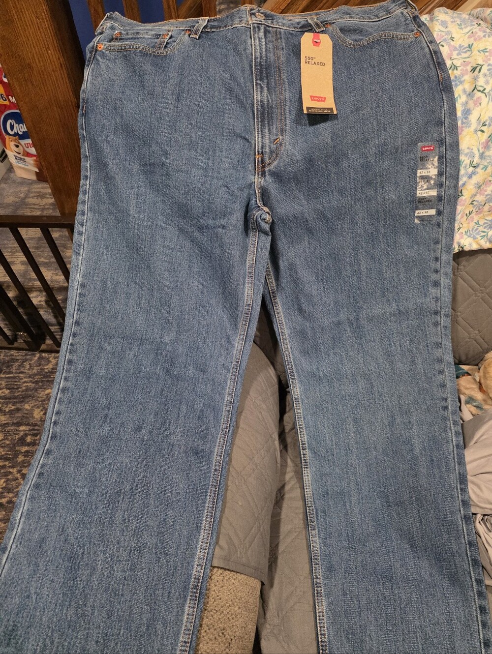 Levi's Men's Relaxed Fit Blue Jeans